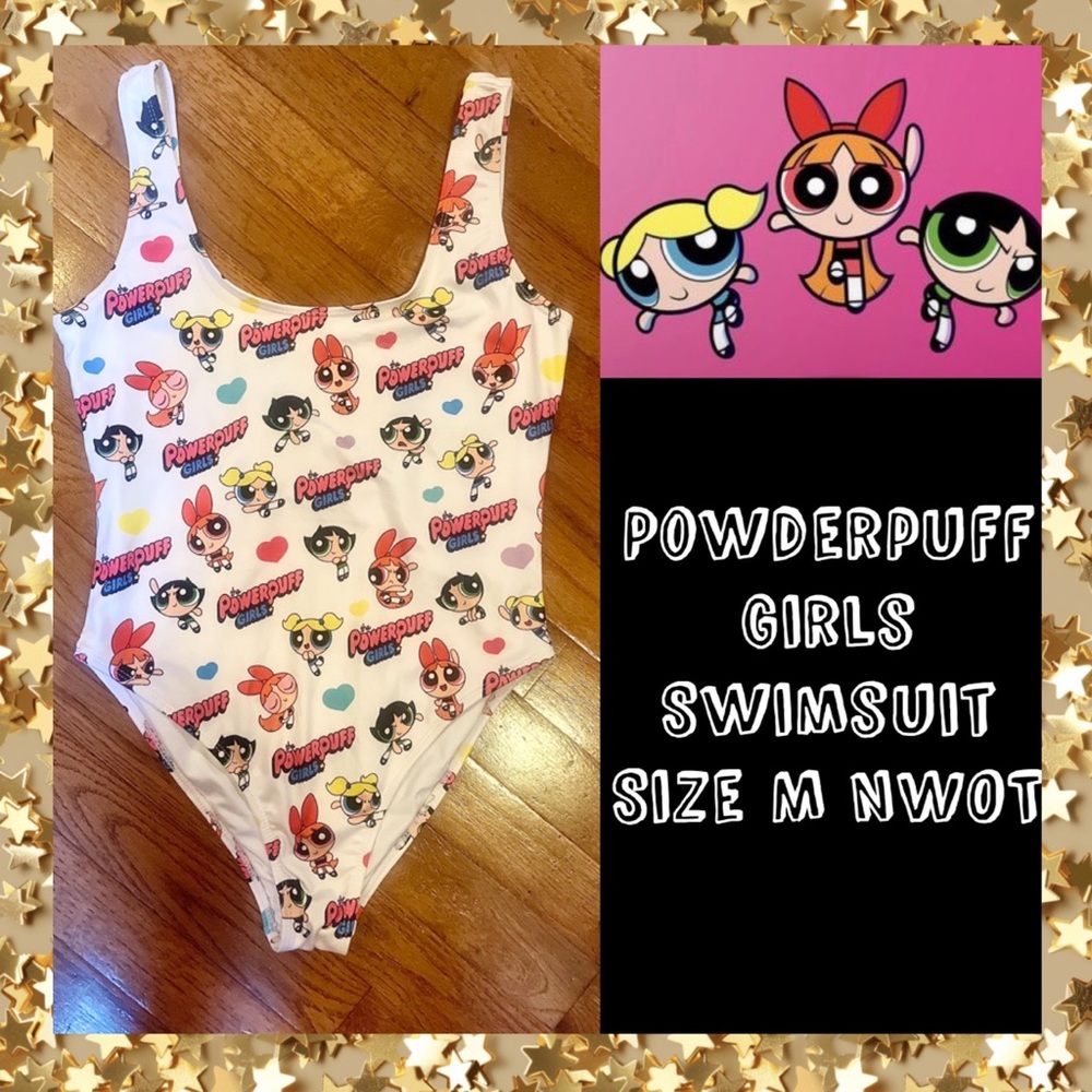 Powderpuff Girls Swimsuit Size M Women’s